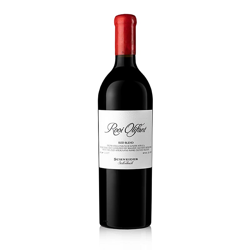 Wino czerwone Rooi Olifant 2021, wytrawne, 14% obj., Schneider - 750 ml - Butelka Wino czerwone Rooi Olifant 2021, wytrawne, 14% obj., Schneider - 750 ml - Butelka