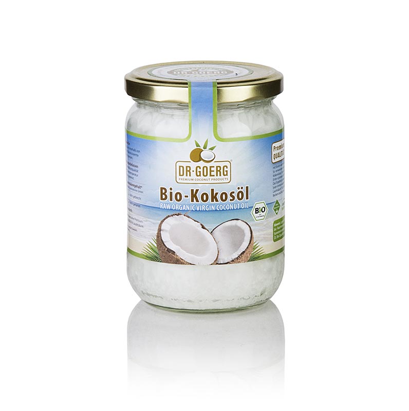 Huile de noix de coco Dr.Goerg, biologique - 500 ml - Le verre Huile de noix de coco Dr.Goerg, biologique - 500 ml - Le verre