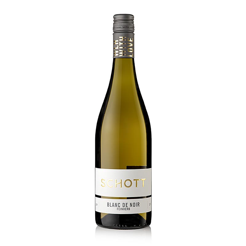 2023 Blanc de Noir, polwytrawne, 12% obj., Schott - 750 ml - Butelka 2023 Blanc de Noir, polwytrawne, 12% obj., Schott - 750 ml - Butelka
