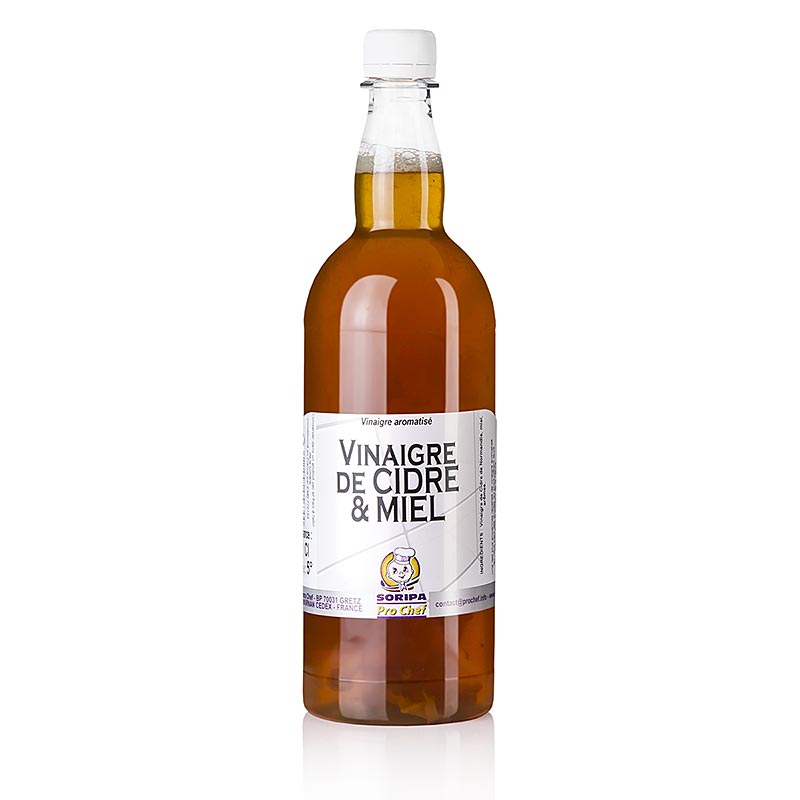 Vinaigre de miel de pomme, Soripa - 1 litre - Bouteille