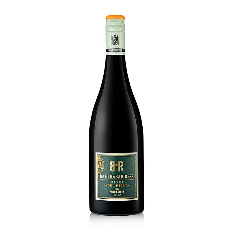 2022 Von Unserm Pinot Noir, suche, 13 % obj., Balthasar Ress, BIO - 750 ml - Lahev 2022 Von Unserm Pinot Noir, suche, 13 % obj., Balthasar Ress, BIO - 750 ml - Lahev