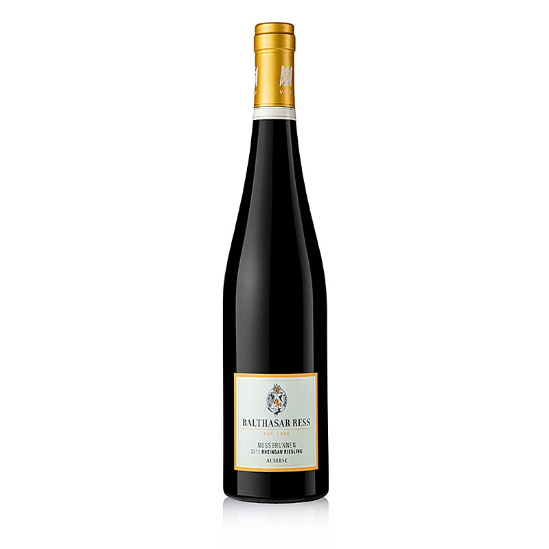 2012 Hattenheim Nussbrunnen Riesling Auslese, sladky, 9% obj., B. Ress - 750 ml - Flasa 2012 Hattenheim Nussbrunnen Riesling Auslese, sladky, 9% obj., B. Ress - 750 ml - Flasa
