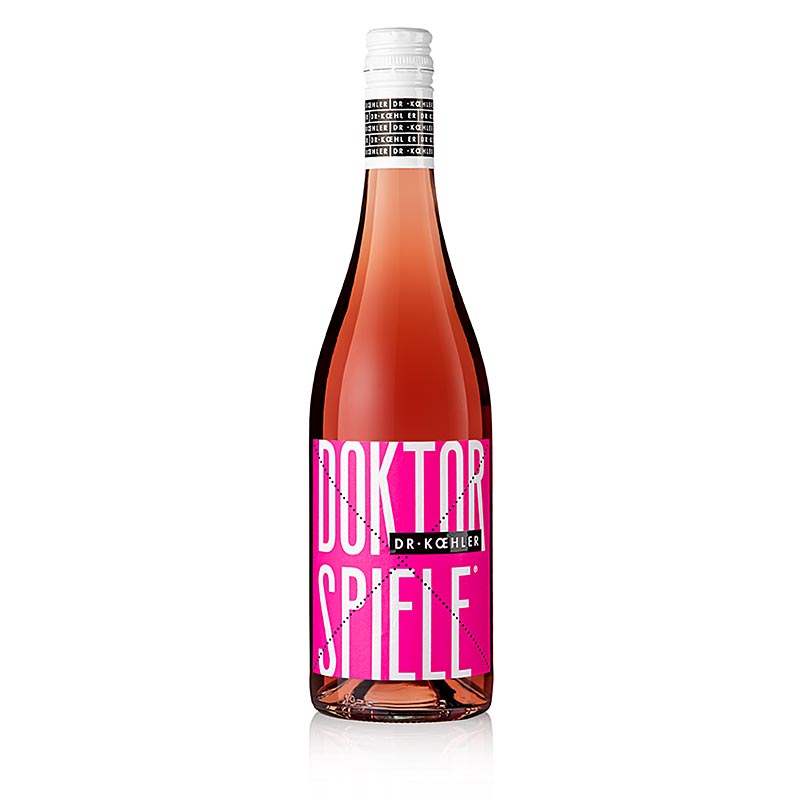 2023 Doktorspiele Rose, kering, 11,5% vol., Dr. Koehler - 750 ml - Botol 2023 Doktorspiele Rose, kering, 11,5% vol., Dr. Koehler - 750 ml - Botol