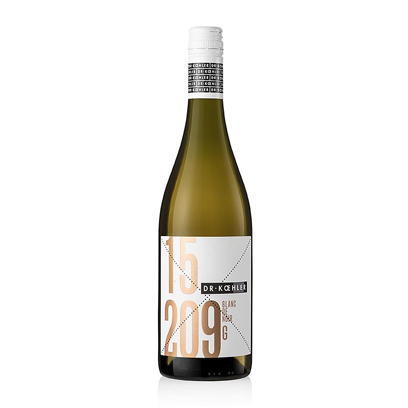 2023 Blanc de Noir, anggur putih, kering, 11,5% vol., Dr. Koehler - 750 ml - Botol 2023 Blanc de Noir, anggur putih, kering, 11,5% vol., Dr. Koehler - 750 ml - Botol