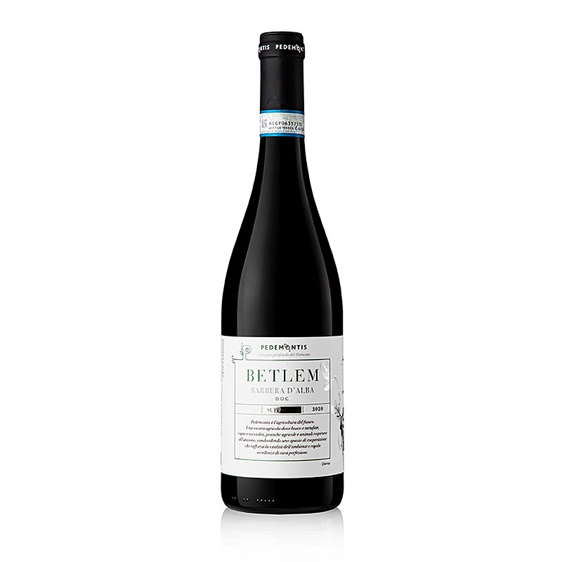 2020 BETLEM Barbera d`Alba Superior wytrawne, 15% obj., Pedemontis - 750 ml - Butelka 2020 BETLEM Barbera d`Alba Superior wytrawne, 15% obj., Pedemontis - 750 ml - Butelka