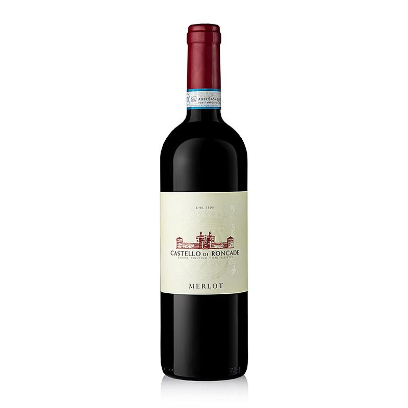 2022 Merlot, suchy, % obj., Castello di Roncade - 750 ml - Flasa 2022 Merlot, suchy, % obj., Castello di Roncade - 750 ml - Flasa