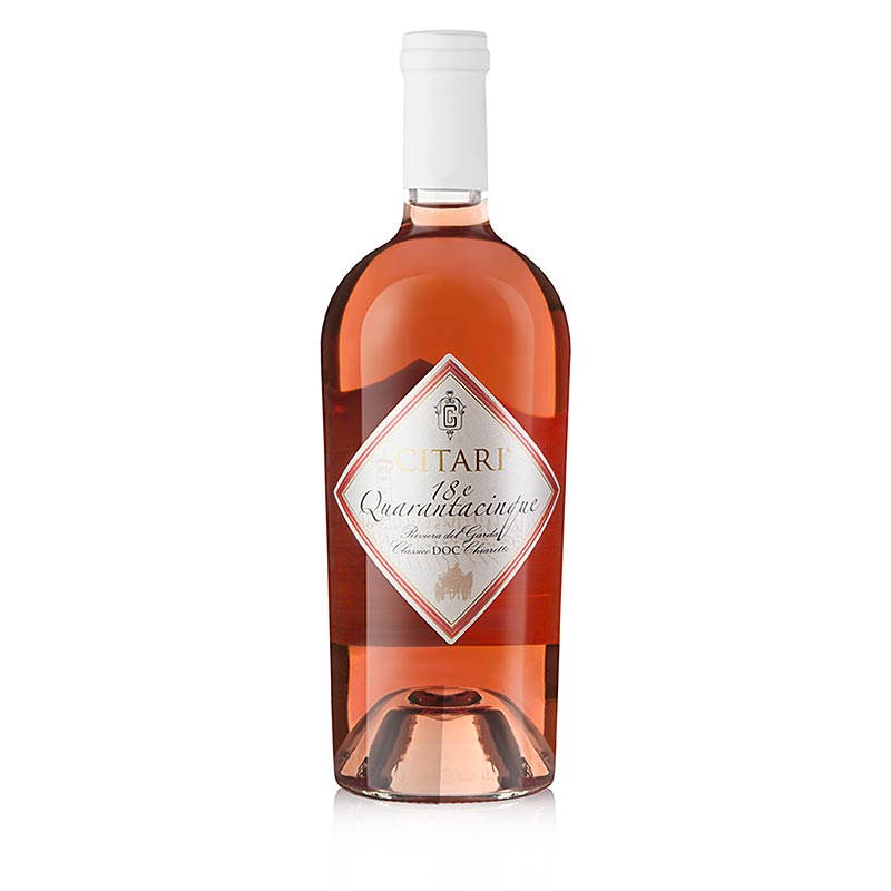Citari 2023 Chiaretto Quarantacinque DOC kuru. Gul sarabi Lombardiya Italya - 750 ml - Sise Citari 2023 Chiaretto Quarantacinque DOC kuru. Gul sarabi Lombardiya Italya - 750 ml - Sise
