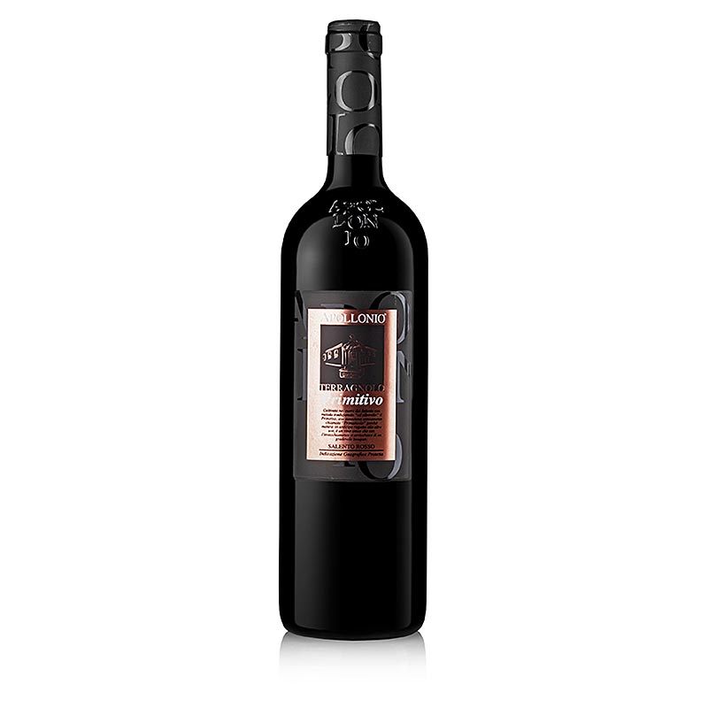 Primitivo Terragnolo 2021, wytrawne, % obj. Apoloniusz - 750 ml - Butelka Primitivo Terragnolo 2021, wytrawne, % obj. Apoloniusz - 750 ml - Butelka