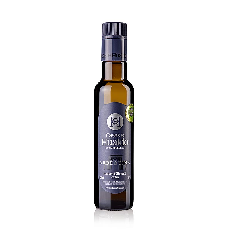 Minyak Zaitun Extra Virgin Casas D Hualdo, 100% ARBEQUINA, Spanyol - 250 ml - Botol