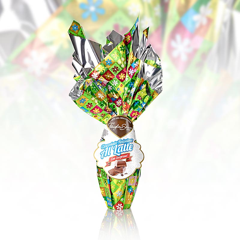 Huevo de Pascua, leche entera, con sorpresa. - 200 gramos - pelicula