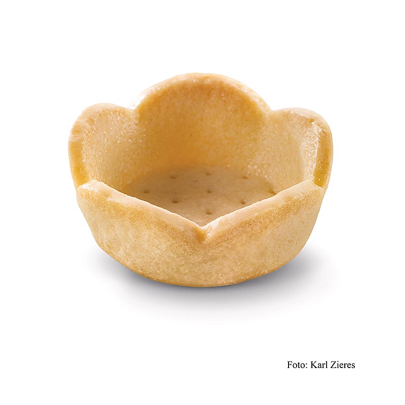 Makanan Penutup - Tartelette Klasik, bulat berbentuk Bunga, vegan, HUG - 1.784 kg, 184 buah - 