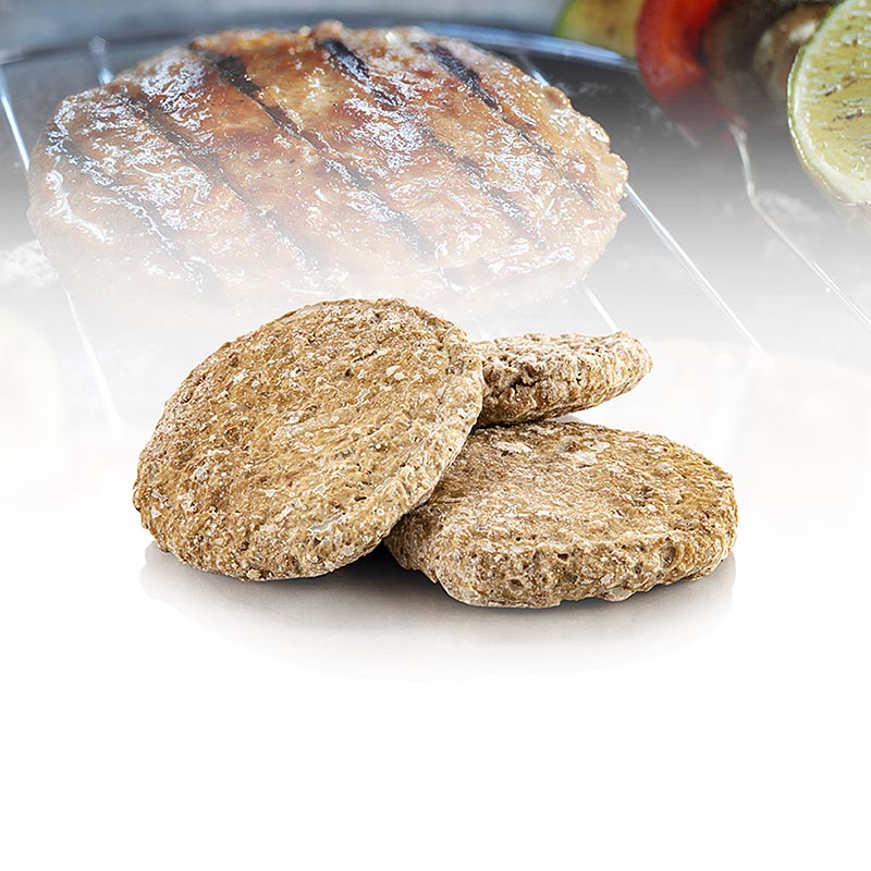 Quorn Burger Patties, vegan, mikoprotein - 1,962 kg, kb 18 db - taska