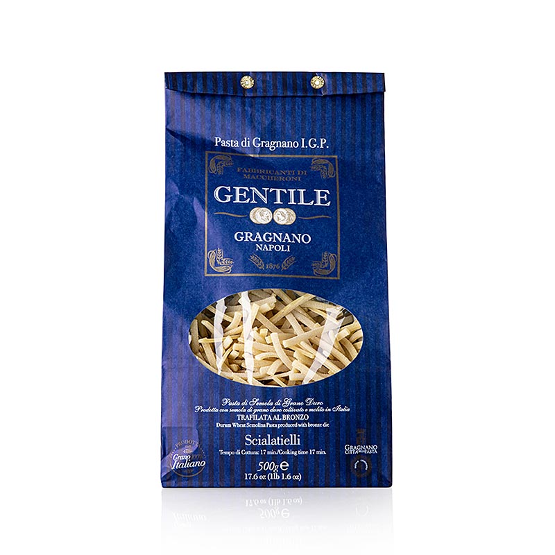 Pastificio Gentile Gragnano IGP - Scialatielli, bronze sorteado - 500g - pacote Pastificio Gentile Gragnano IGP - Scialatielli, bronze sorteado - 500g - pacote