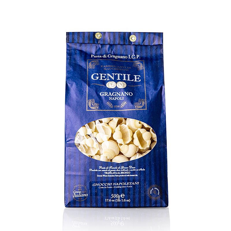 Pastificio Gentile Gragnano IGP - Gnocco Napoletano, vucena bronca - 500 g - paket