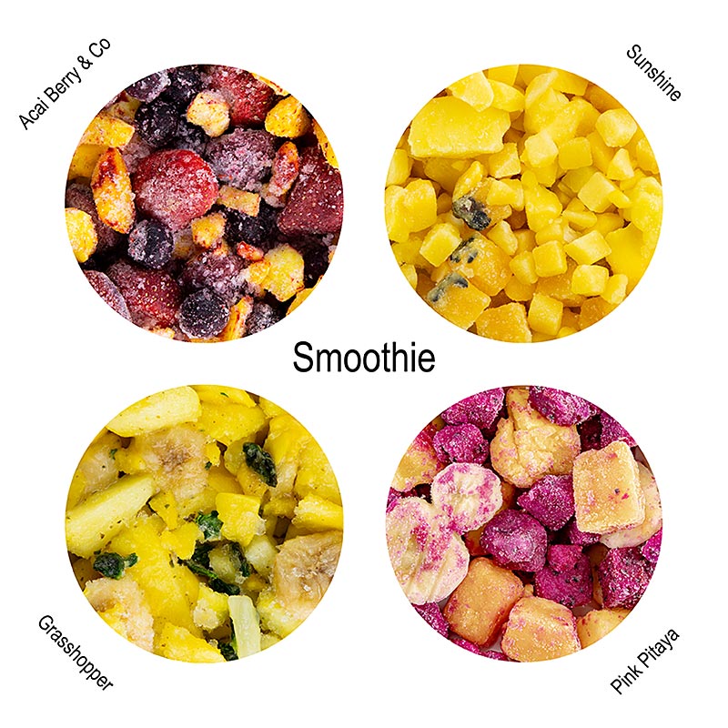 POMOM Smoothie Karisimi, 4 Cesit 2024, 28 Poset - 150 gr, 28 adet - Karton