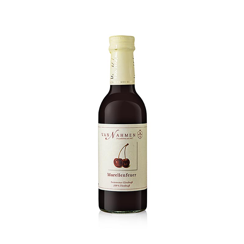 Morellenfeuer sour cherry juice (100% direct juice) van Nahmen - 250 ml - Bottle