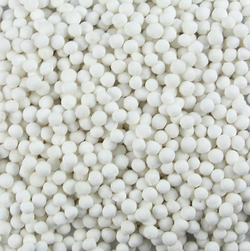 Tapioca perler, hvid, Ø ca. 7 mm - 400 g - taske