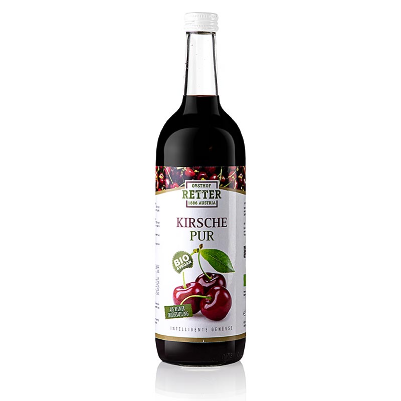 Kersensap, 100% direct sap, Obsthof Retter, BIO - 750 ml - Fles