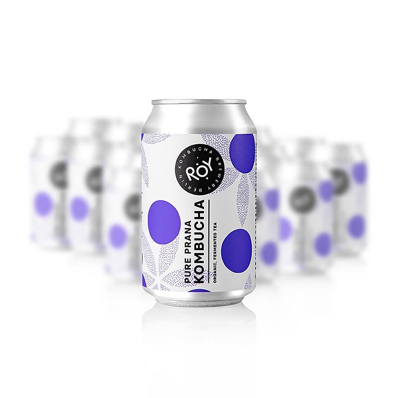 ROY Pure Prana Kombucha Berlin, ORGANSKI - 24 x 330 ml - Karton ROY Pure Prana Kombucha Berlin, ORGANSKI - 24 x 330 ml - Karton