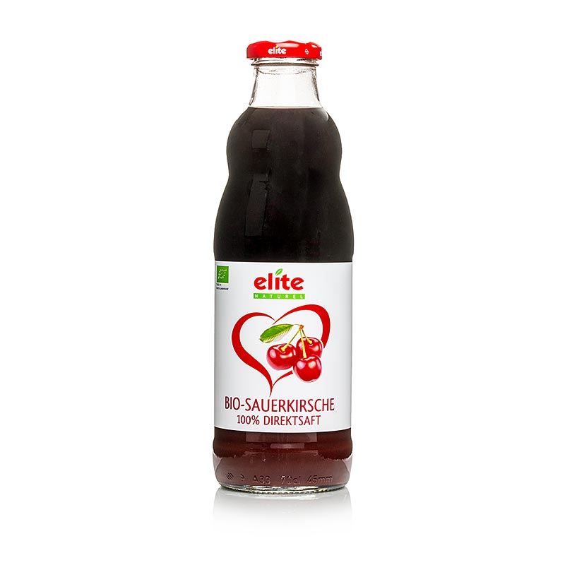 Sour cherry direct juice, Elite Naturel, Granar, BIO - 700 ml - Bottle