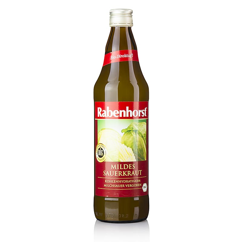 Suc de xucrut, suau, Rabenhorst, ecologic - 750 ml - Ampolla