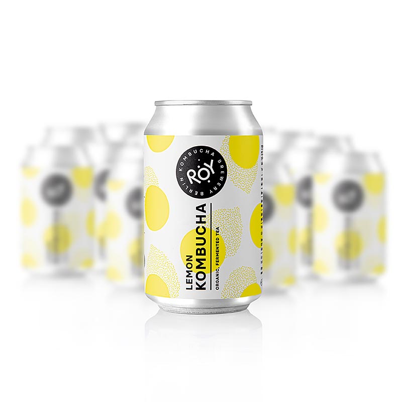 ROY Lemon Kombucha Berlin, ORGANSKI - 24 x 330 ml - Karton