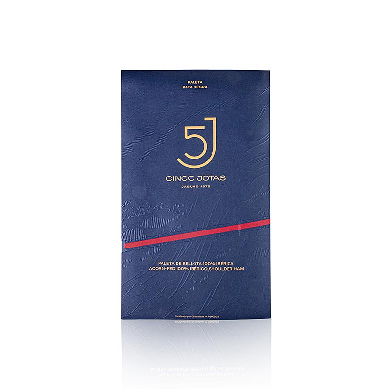 Cinco Jotas - Iberico sunka od 100% hranjene zirom, rucno rezbarena - 70 g - vrecica Cinco Jotas - Iberico sunka od 100% hranjene zirom, rucno rezbarena - 70 g - vrecica