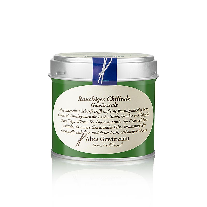 Rauchiges Chilisalz, Altes Gewürzamt - 130 g - Dose