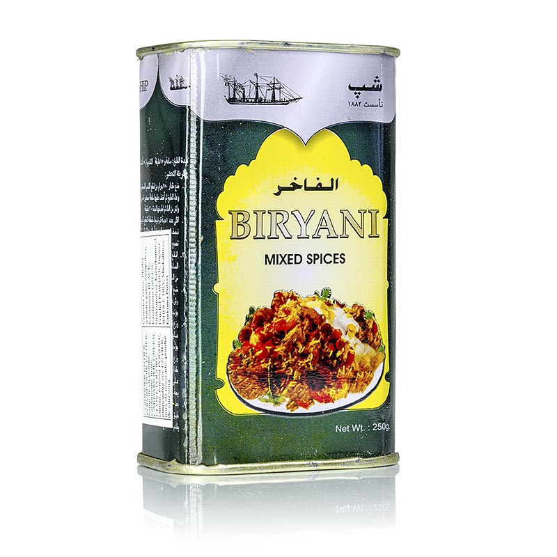 Biryani krydderblanding, pulver, poonjiaji - 250 g - kan