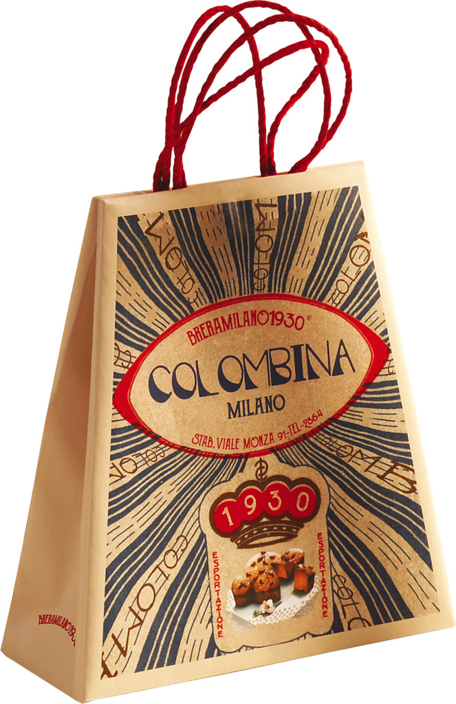 Colombina classica, bossa de ma, pastis de llevat tradicional de Pasqua, bossa de plastic, Breramilano 1930 - 100 g - Peca