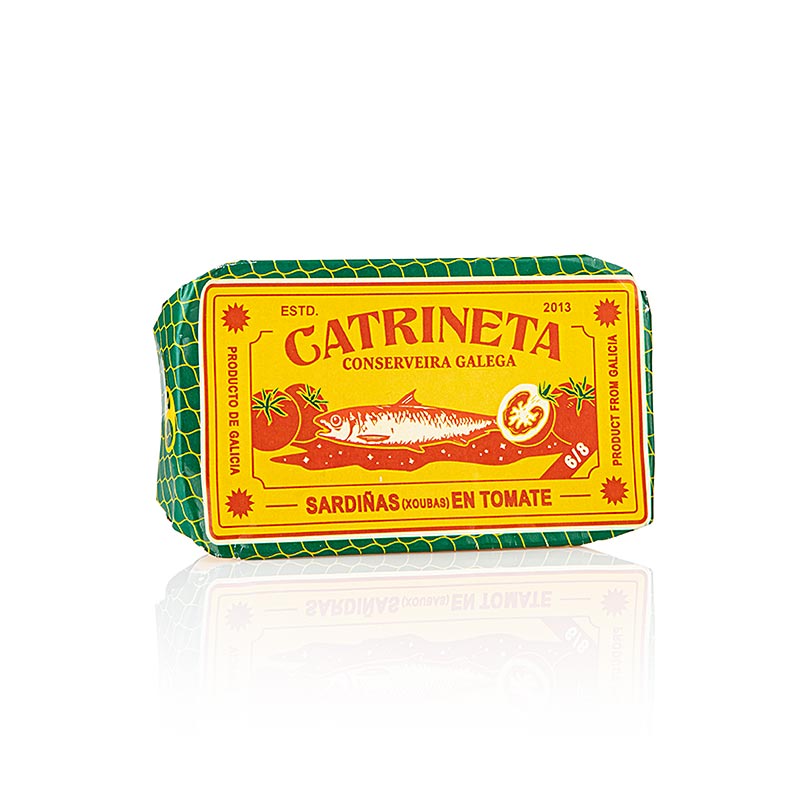 Sardine, XOUBAS, intere, in salsa di pomodoro, Catrineta - 81 grammi - Potere Sardine, XOUBAS, intere, in salsa di pomodoro, Catrineta - 81 grammi - Potere