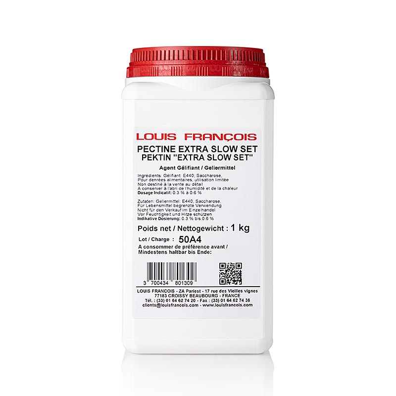 Pectin Extra Slow Set, Louis Francois - 1 kg - PE voi