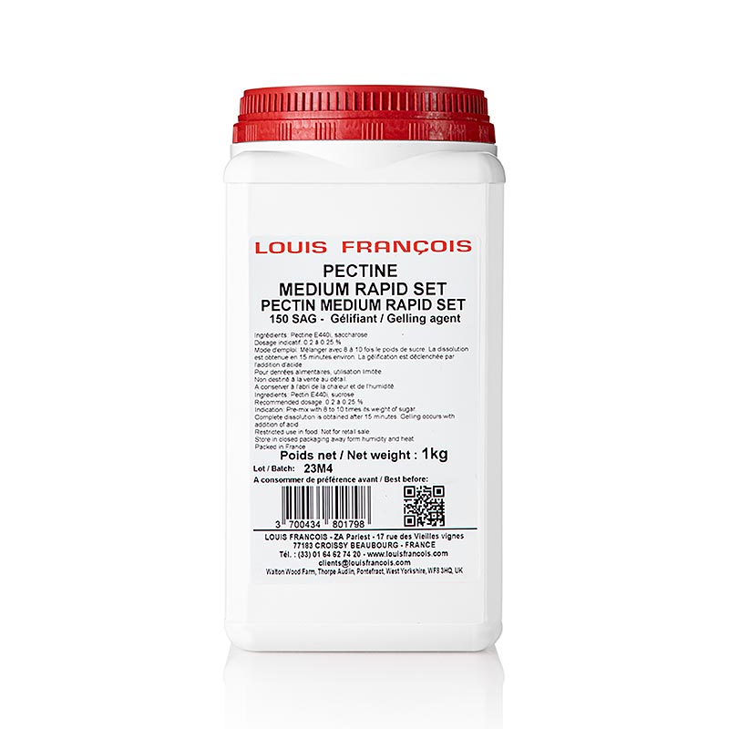 Pectin Rapid Medium MRS Sett, for syltetoey, syltetoey - 1 kg - PE kan