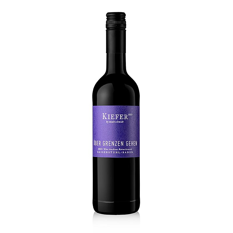 Wino czerwone Crossing Borders Cuvee 2021, wytrawne, 13% obj., sosna - 750 ml - Butelka