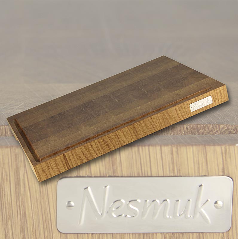 Nesmuk chopping and cutting board, natural, southern German oak, 57x40x5cm - 1 St - Loosely Nesmuk chopping and cutting board, natural, southern German oak, 57x40x5cm - 1 St - Loosely