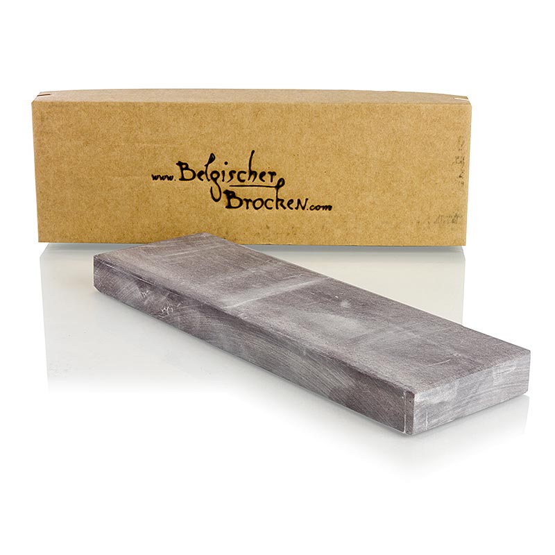 Pierre à aiguiser morceaux belges, pierre naturelle bleue, 15 x 4cm, grain 5000er - 1 pc - en vrac Pierre à aiguiser morceaux belges, pierre naturelle bleue, 15 x 4cm, grain 5000er - 1 pc - en vrac