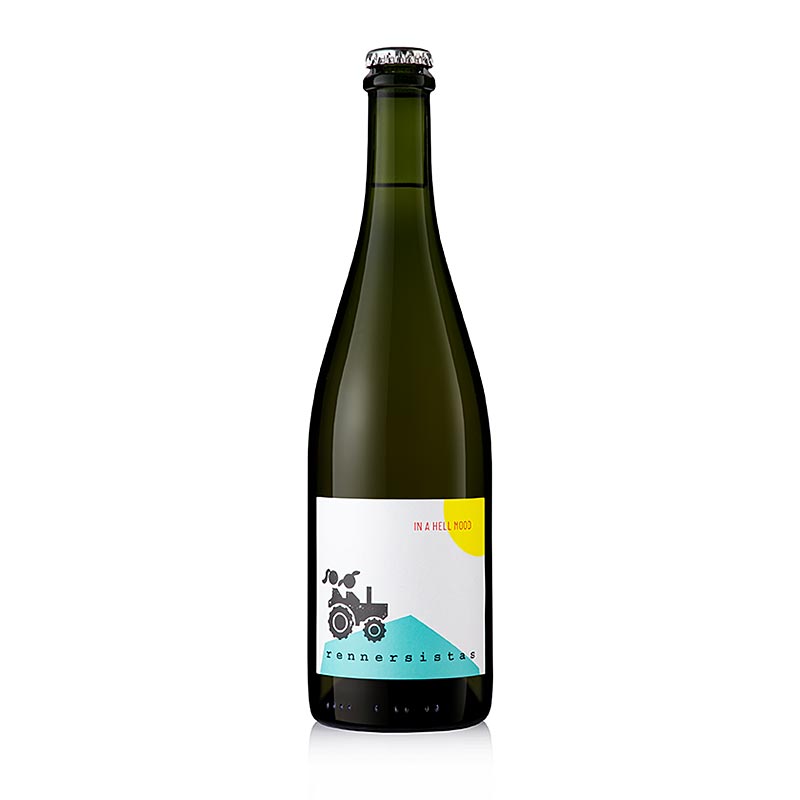 2020 Pet Nat d`humeur infernale Vin mousseux non filtre, 11 % vol., Renner, biologique - 750 ml - Bouteille
