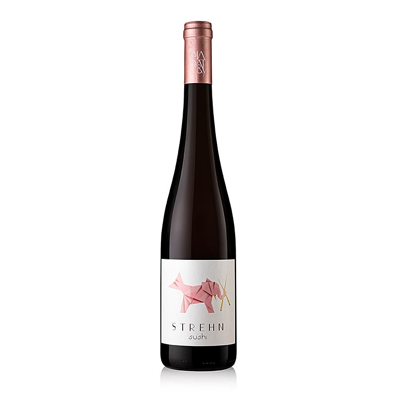 Wino Sushi Rose 2023, polwytrawne, 12,5% obj., Strehn, organiczne - 750 ml - Butelka Wino Sushi Rose 2023, polwytrawne, 12,5% obj., Strehn, organiczne - 750 ml - Butelka
