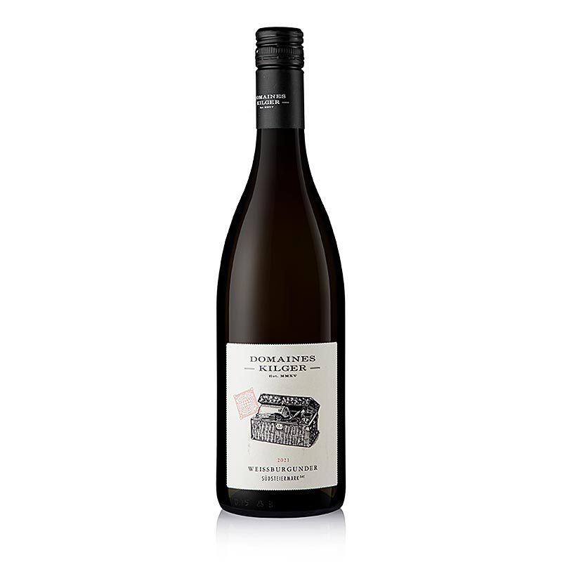 2021 Pinot Blanc, toerr, 13% vol., Domaines Kilger - 750 ml - Flaske 2021 Pinot Blanc, toerr, 13% vol., Domaines Kilger - 750 ml - Flaske