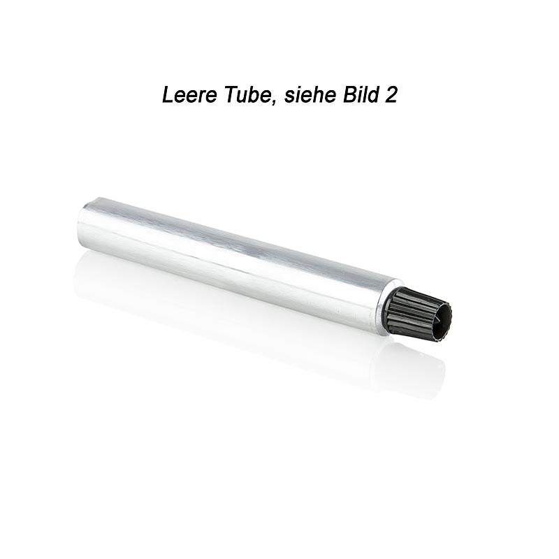 Tube for filling, silver, 15ml, without content, 100% Chef - 1 pc - loose