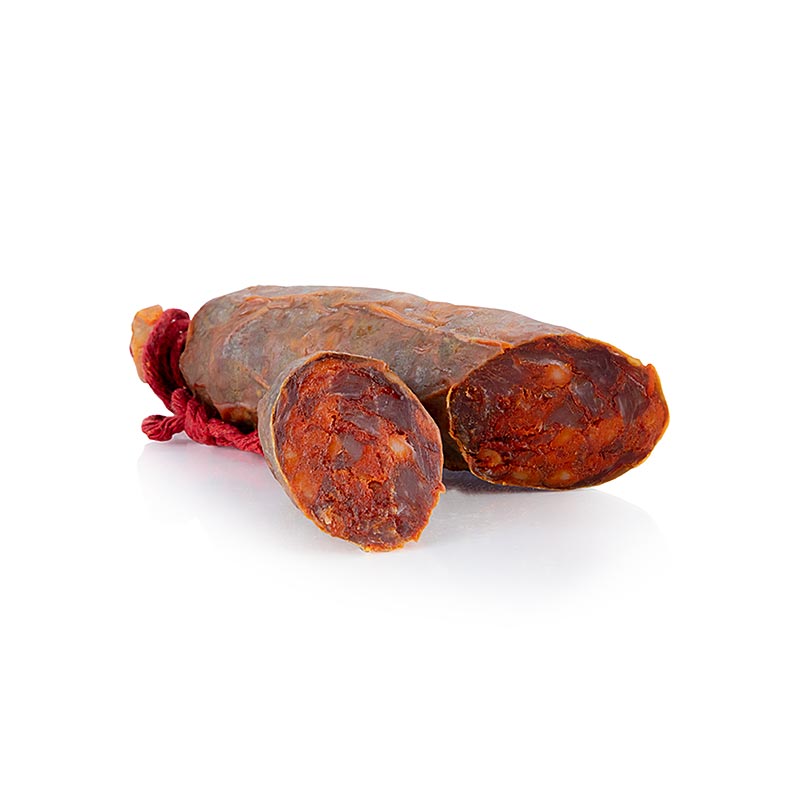 Chorizo Primera, sosis utuh, dari daging babi Iberico - sekitar 500 gram - kekosongan Chorizo Primera, sosis utuh, dari daging babi Iberico - sekitar 500 gram - kekosongan