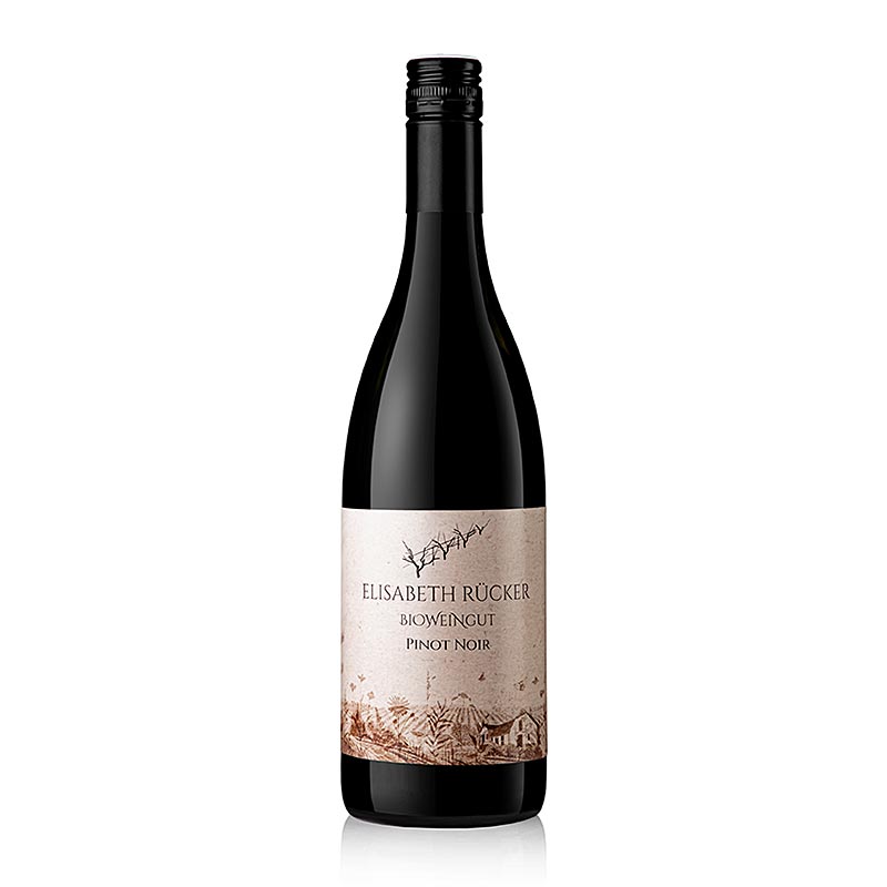 2019 Pinot Noir, wytrawne, 12,5% obj., Elisabeth Rucker, organiczne - 750 ml - Butelka