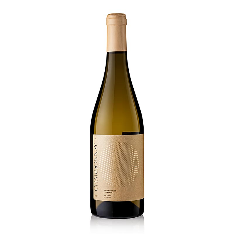 2020 Mademoiselle Chardonnay Old Vines, sec, 13% vol., Elisabeth Rucker, ecologic - 750 ml - Ampolla 2020 Mademoiselle Chardonnay Old Vines, sec, 13% vol., Elisabeth Rucker, ecologic - 750 ml - Ampolla