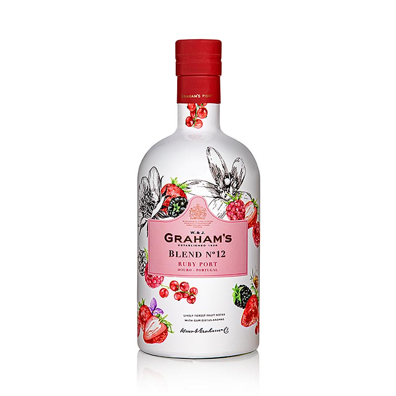 Graham`s - Red Port Blend No 12, Ruby Port, vi de Porto, 19% vol. - 750 ml - Ampolla Graham`s - Red Port Blend No 12, Ruby Port, vi de Porto, 19% vol. - 750 ml - Ampolla
