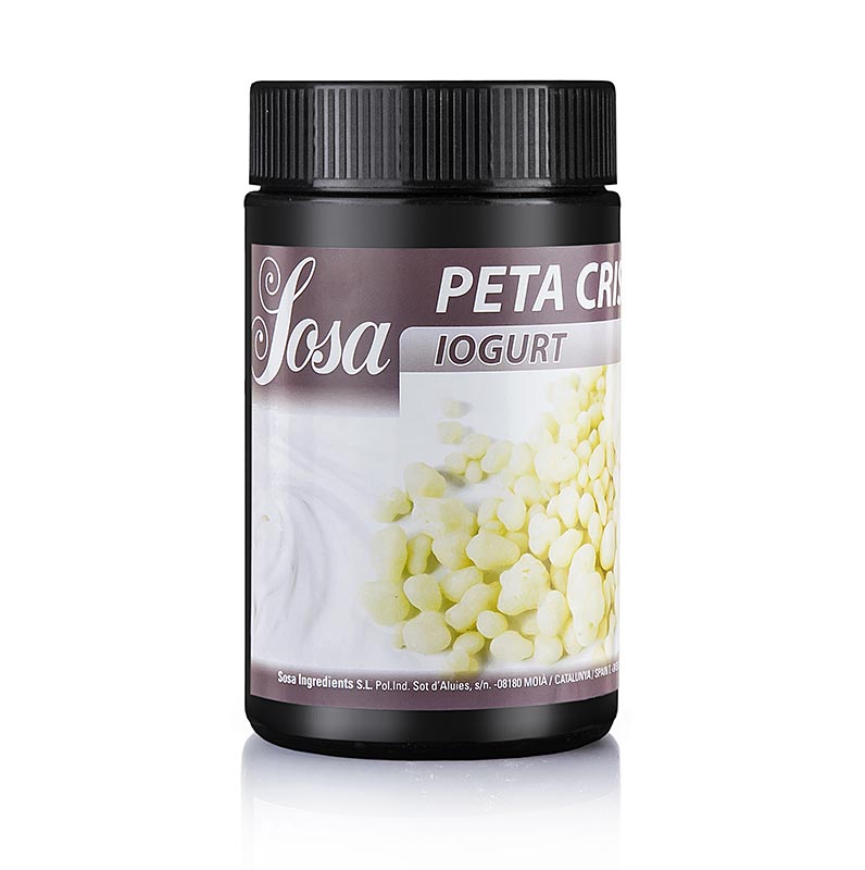 SOSA Peta Crispy (popping shower), yoghurt, coated in cocoa butter, wetproof - 900 g - PE can SOSA Peta Crispy (popping shower), yoghurt, coated in cocoa butter, wetproof - 900 g - PE can