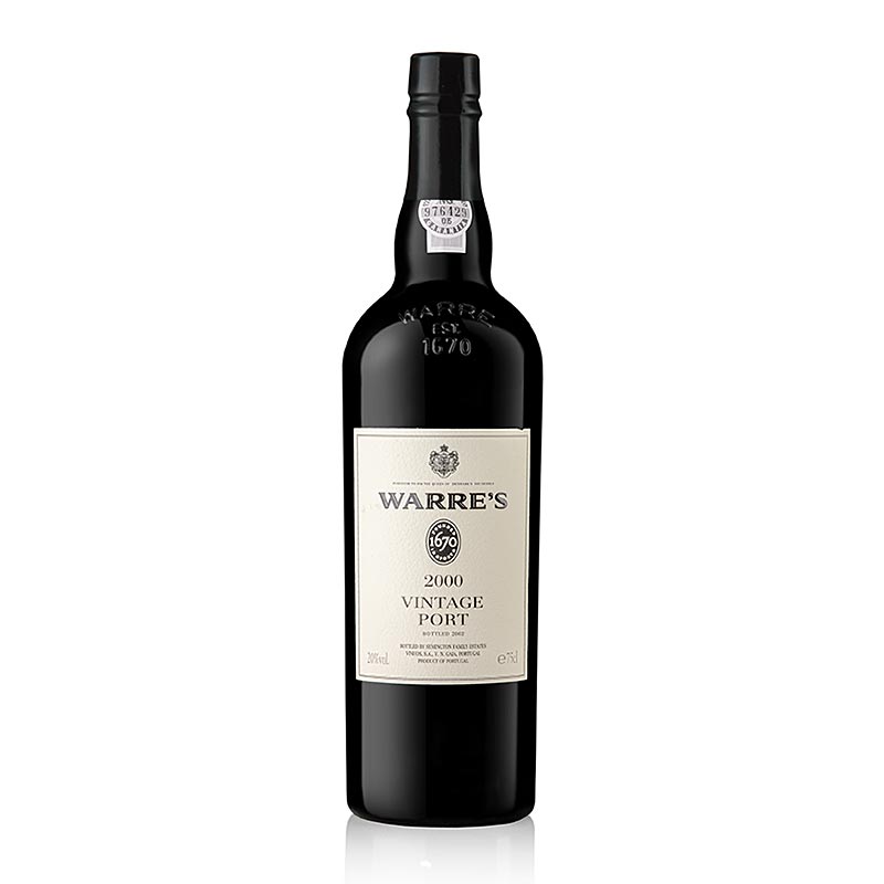 Warre`s 2000 Vintage Port, sladky, 20 % obj., 94 WS - 750 ml - Lahev Warre`s 2000 Vintage Port, sladky, 20 % obj., 94 WS - 750 ml - Lahev