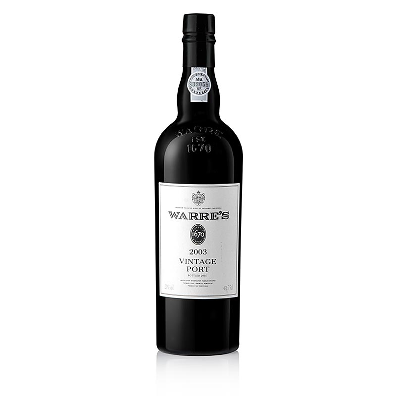 2003 Vintage Port, sladke, 20% obj., Warre, 93PP - 750 ml - Lahev 2003 Vintage Port, sladke, 20% obj., Warre, 93PP - 750 ml - Lahev