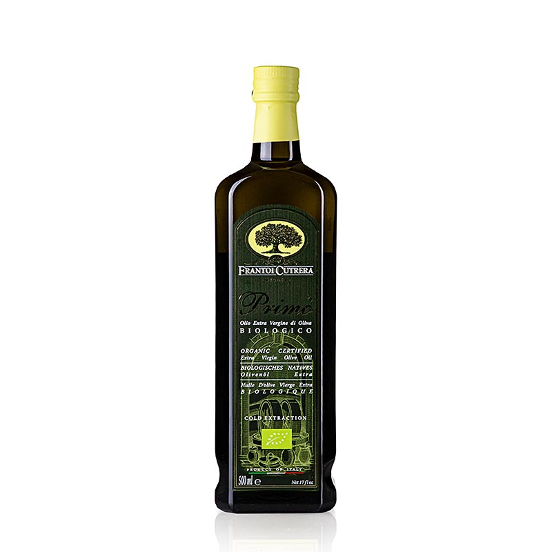 Ekstra jomfru olivenolie, Frantoi Cutrera Primo, Sicily, BIO - 750 ml - flaske