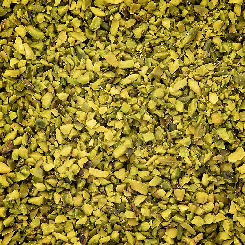 Afhyddar, dokkgraenar, saxadhar pistasiuhnetur (2-3 mm), hagaedha - 1 kg - taska