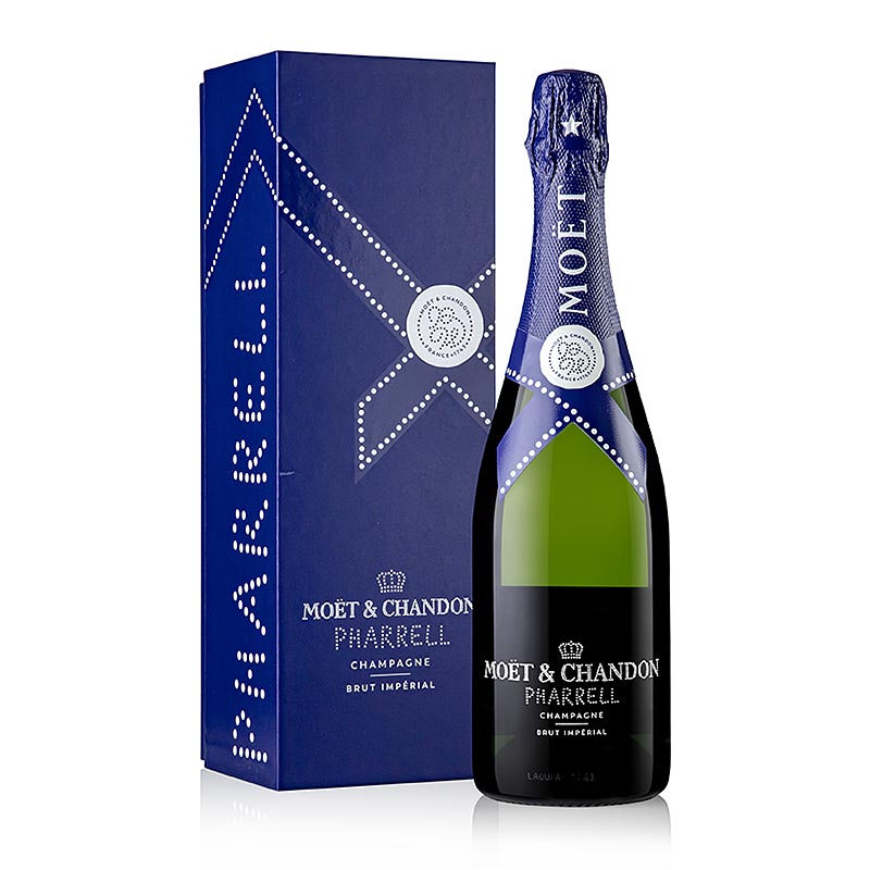 Sampanya Moet ve Chandon Brut Imperial, Pharrell Williams MAVI, %12,5 hacim. - 750 ml - Sise Sampanya Moet ve Chandon Brut Imperial, Pharrell Williams MAVI, %12,5 hacim. - 750 ml - Sise